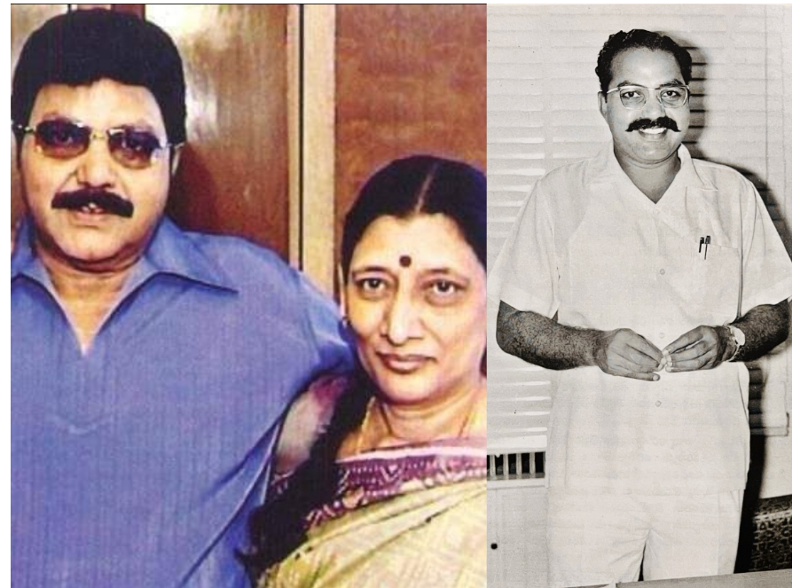 Young Ramoji Rao & His Wife